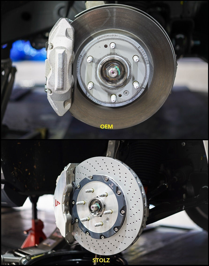 High Performance Big Brake Kit Front 8P 405 Rear 4P 380 with EPB for Chevy Tahoe