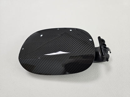 Real Carbon Fiber Gas Cap Fuel Door Cover for Hyundai Genesis Coupe