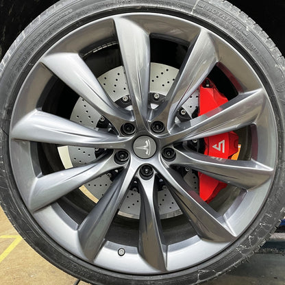 TESLA MODEL X Performance Big Brake Front 8 Pot (405mm) Rear 4 Pot (380mm) EPB