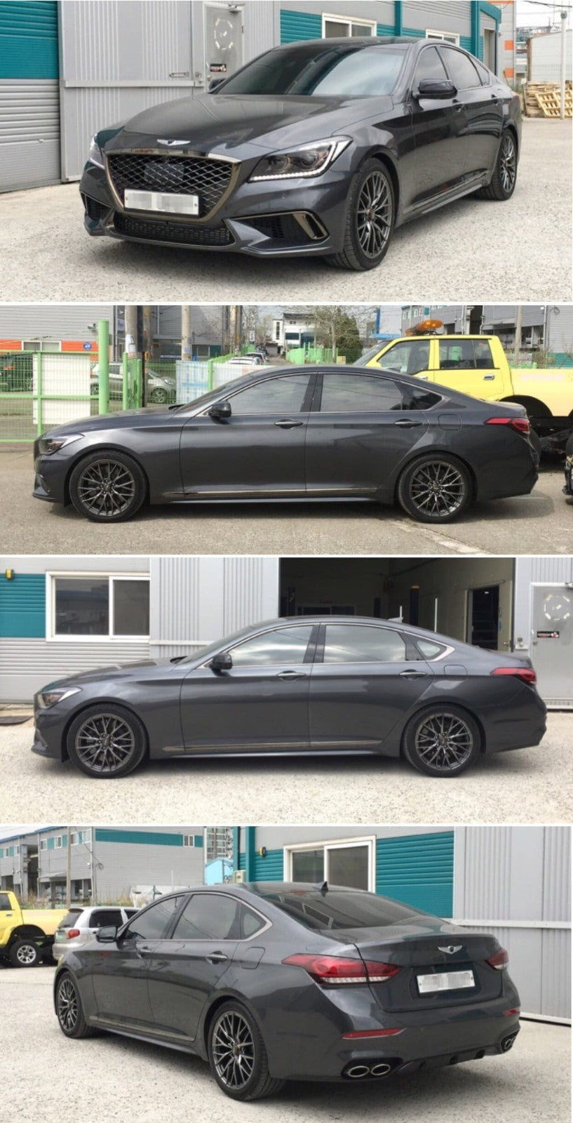 Lowering Springs Kit Front & Rear 0.8" Drop 2015-2020 Genesis G80 DH KDM