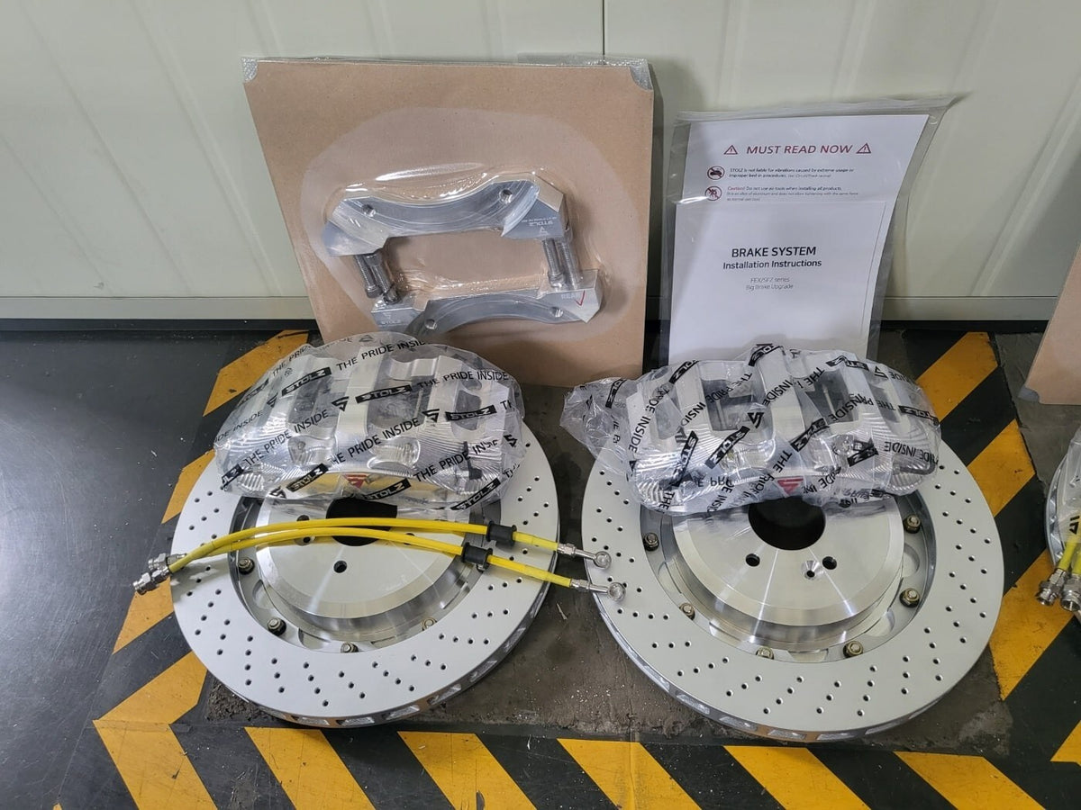 Kia Stinger GT Stolz SFZ Big Brake Kit 6-Pot Front 4-Pot Rear 380mm BBK Upgrade