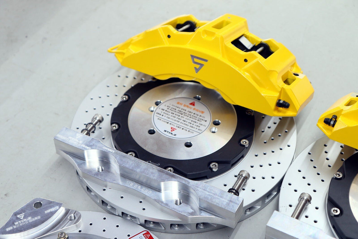 Stolz 8-Piston Front Brake Kit & 350mm Rear Rotor Upgrade for Hyundai Palisade