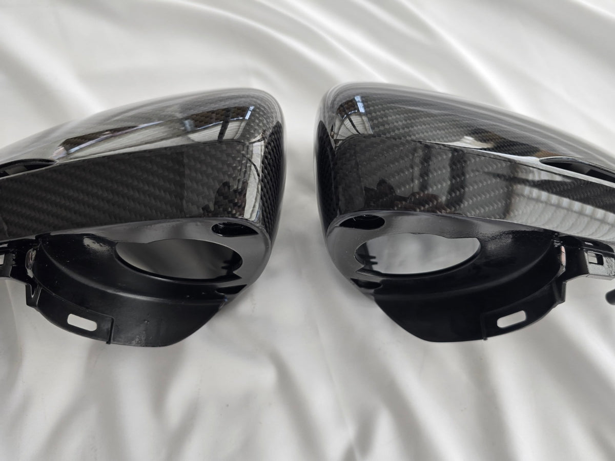 Real Carbon Fiber Side Mirror Cover Housing Replacement 2022-2026 Genesis GV70