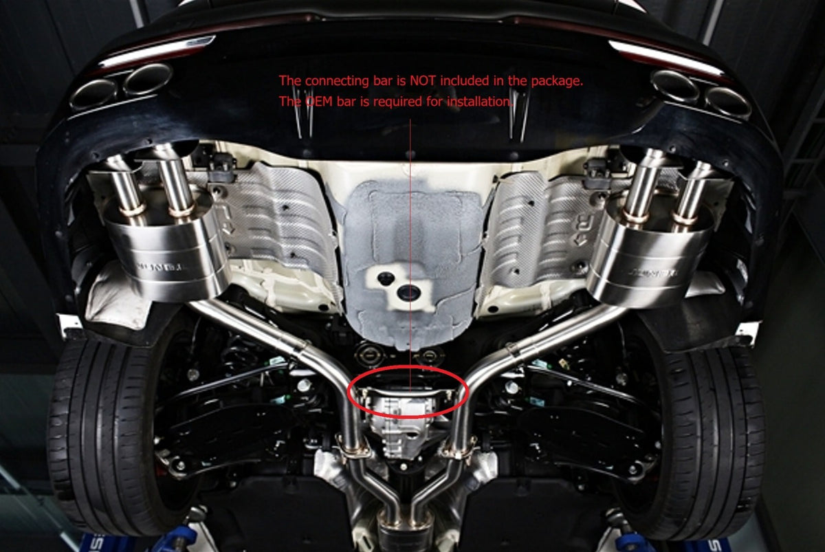 JUN B.L Racing Cat-Back Exhaust KIA Stinger 3.3T 2018-2021 GT GT1 GT2 Performanc