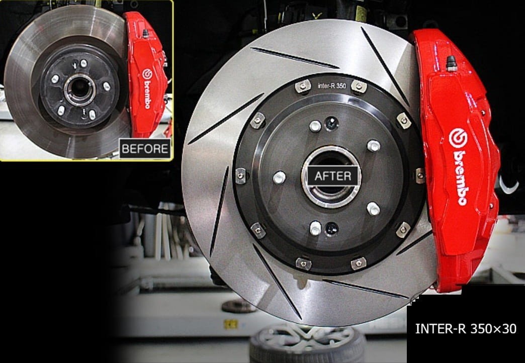 Lightweight 350mm Slotted Front Floating Brake Discs Stinger GT GT1 GT2- Pair KR