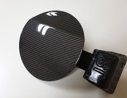 Real Carbon Fiber Gas Cap Fuel Door Cover for Hyundai Veloster N 19 20 21 22