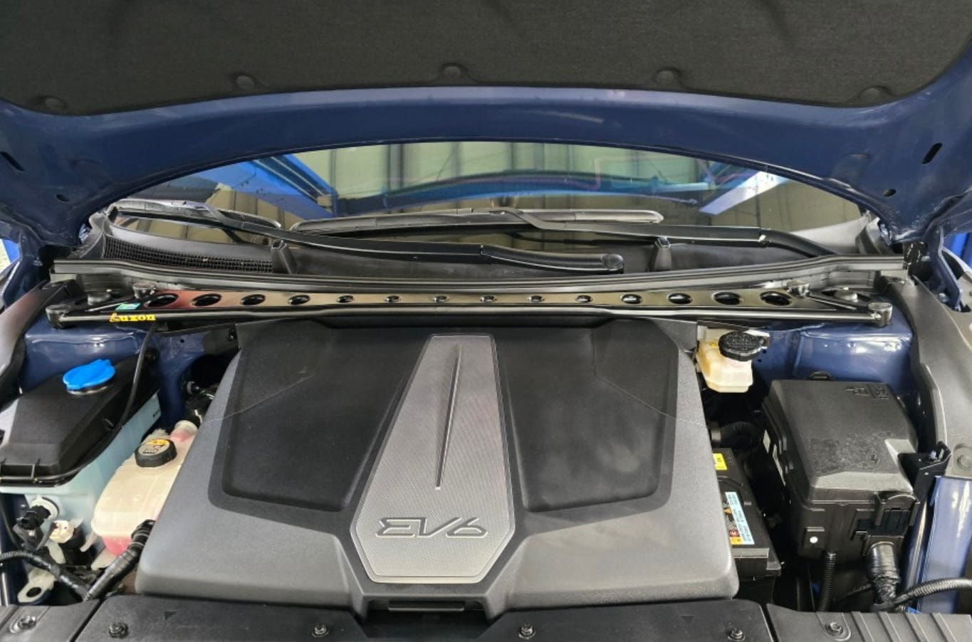 LUXON Front Strut Tower Bar + Under Braces Set 4Pcs for Kia EV6 EV6-GT 2022-2026