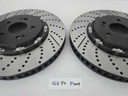 Full Floating Brake Rotor Set Front 360x34 Rear 345x20 for Genesis GV70 22-26
