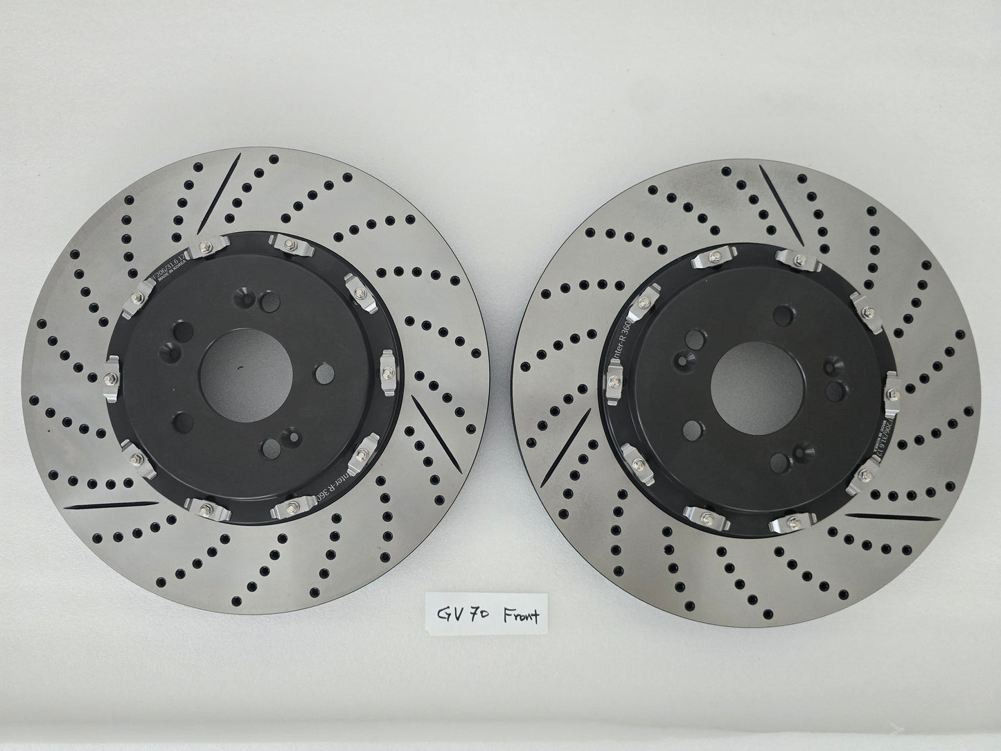 Full Floating Brake Rotor Set Front 360x34 Rear 345x20 for Genesis GV70 22-26