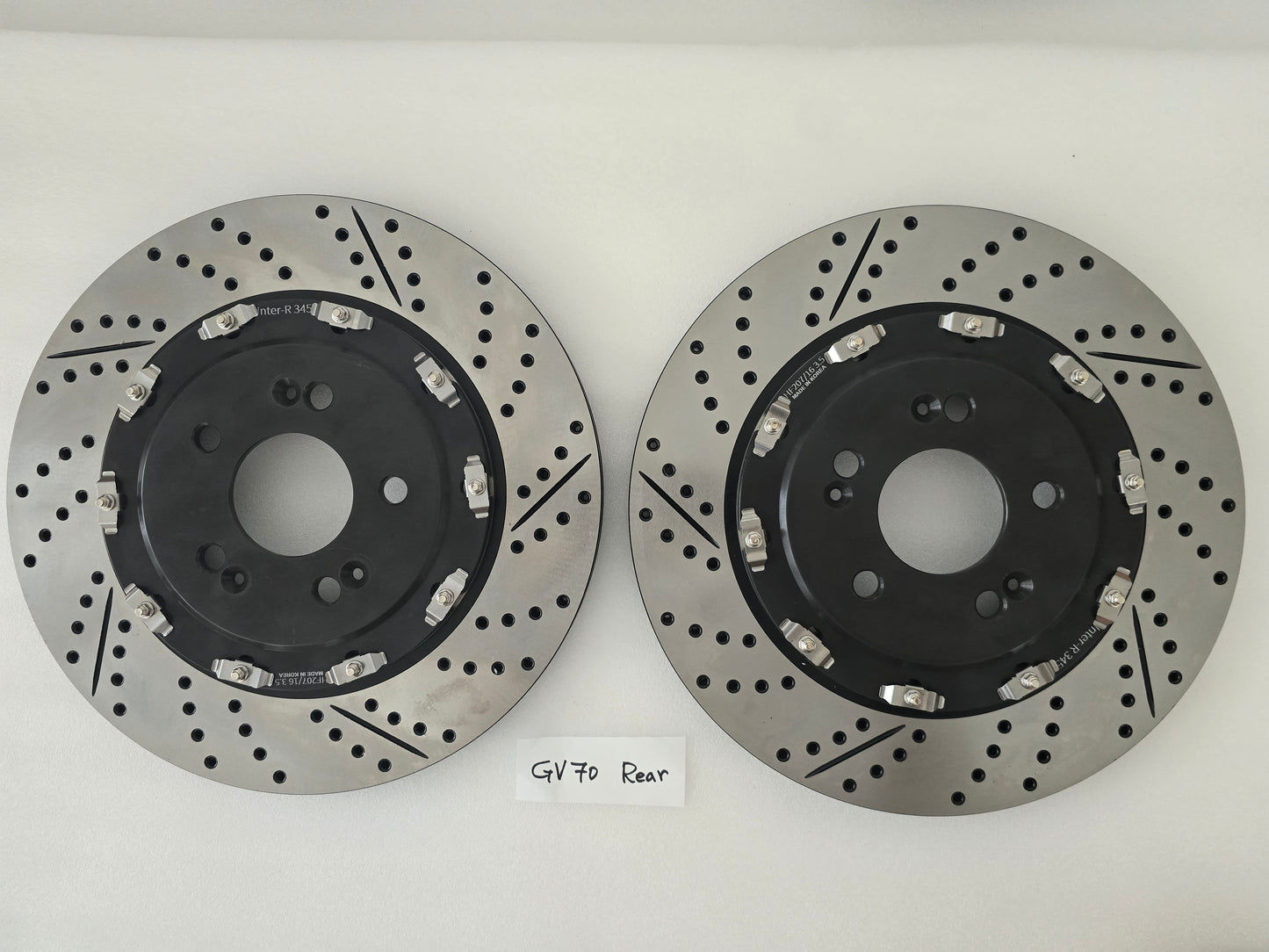 Full Floating Brake Rotor Set Front 360x34 Rear 345x20 for Genesis GV70 22-26