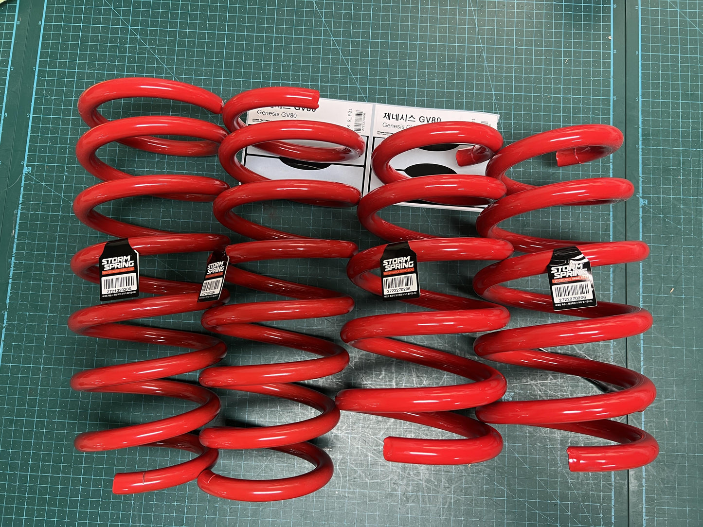 GV80 & GV80 COUPE LOWERING SPRING (F&R) 1.6-inch (40mm) DOWN