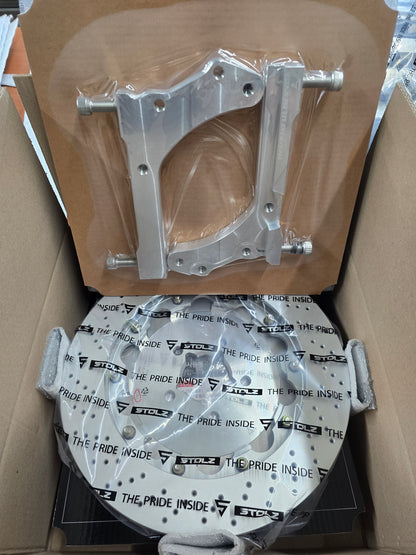 EV6 GT (CV1 GT, 2022-2026) Performance Big Brake Kit Front 8 Pot (405mm) Rear 4 Pot (380mm) EPB