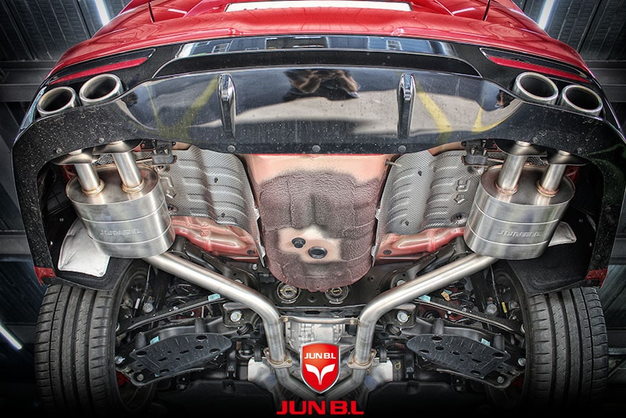 JUN B.L Racing Cat-Back Exhaust KIA Stinger 3.3T 2018-2021 GT GT1 GT2 Performance