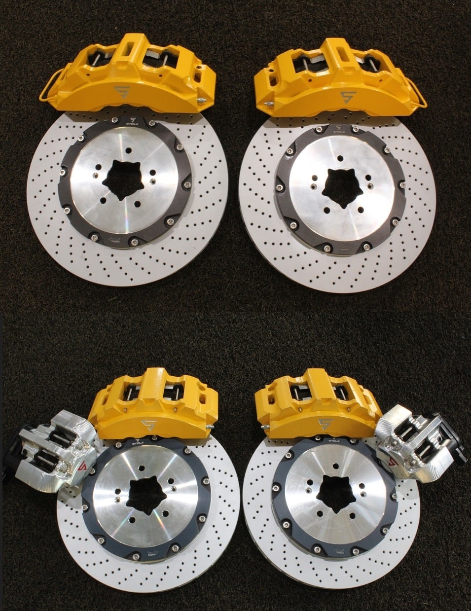 KIA CANIVAL 4G. (KA4, 2022-2026) Performance Big Brake Kit Front 8 Pot (405mm) Rear 4 Pot (380mm) EPB