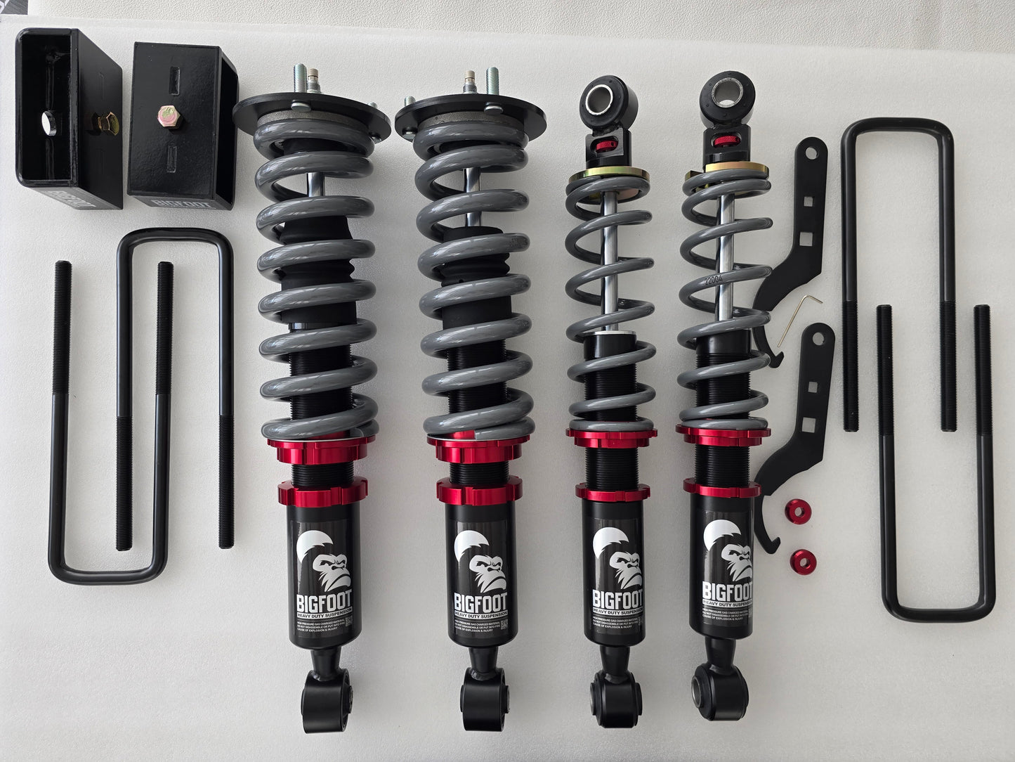Kia Tasman F&R 2" Lift Coilovers, BIGFOOT Suspension Upgrade Kit