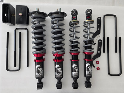 Kia Tasman F&R 2" Lift Coilovers, BIGFOOT Suspension Upgrade Kit