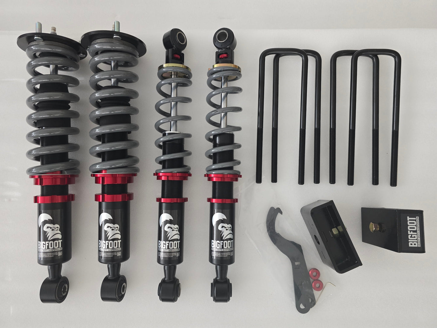 Kia Tasman F&R 2" Lift Coilovers, BIGFOOT Suspension Upgrade Kit