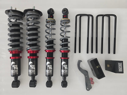 Kia Tasman F&R 2" Lift Coilovers, BIGFOOT Suspension Upgrade Kit