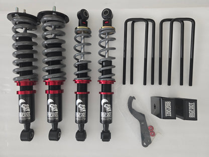 Kia Tasman F&R 2" Lift Coilovers, BIGFOOT Suspension Upgrade Kit