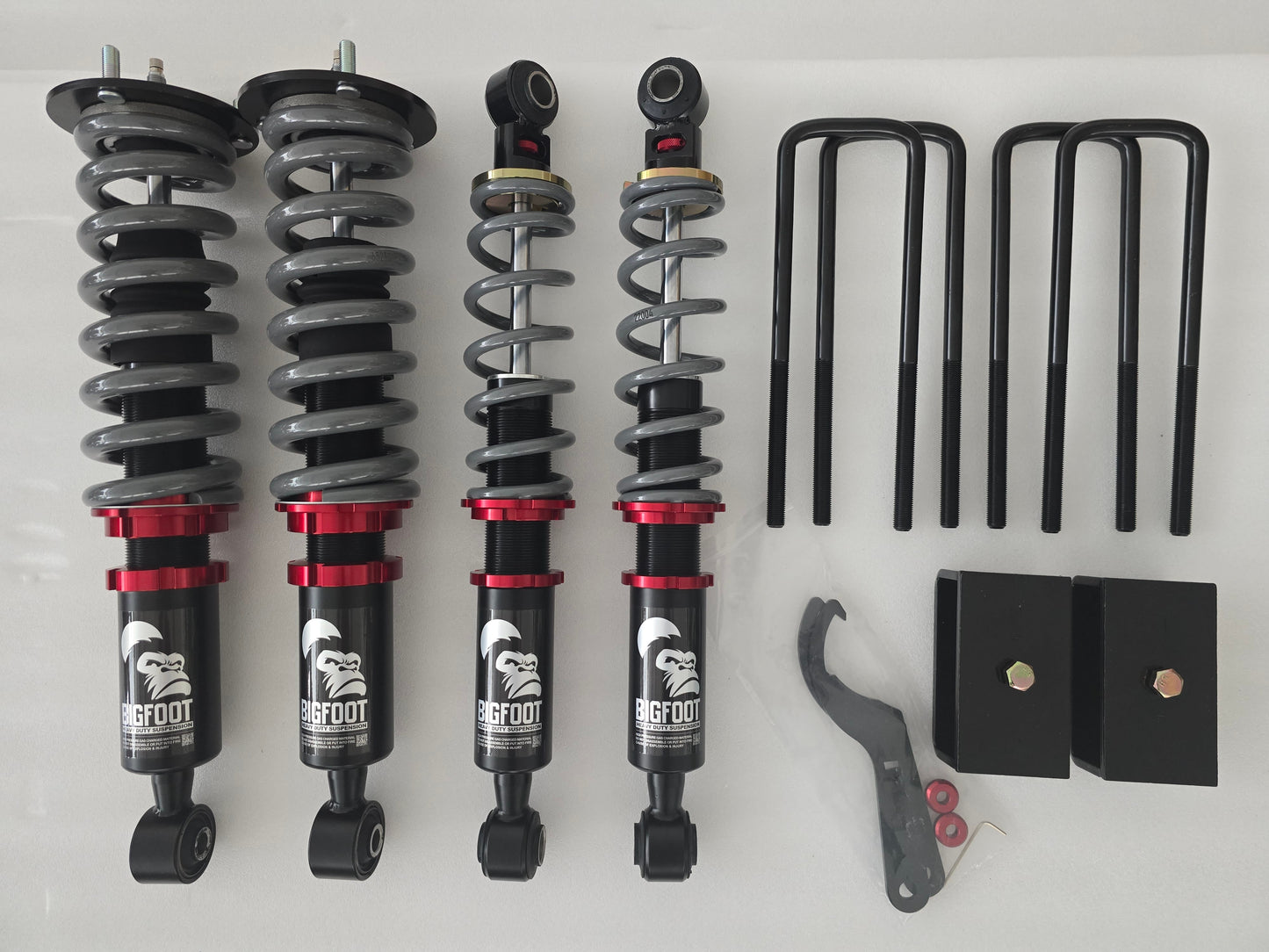 Kia Tasman F&R 2" Lift Coilovers, BIGFOOT Suspension Upgrade Kit