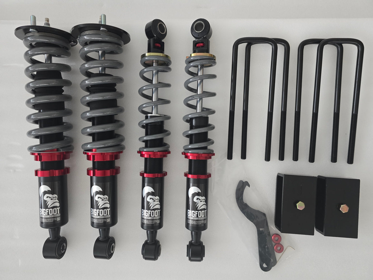Kia Tasman F&R 2" Lift Coilovers, BIGFOOT Suspension Upgrade Kit