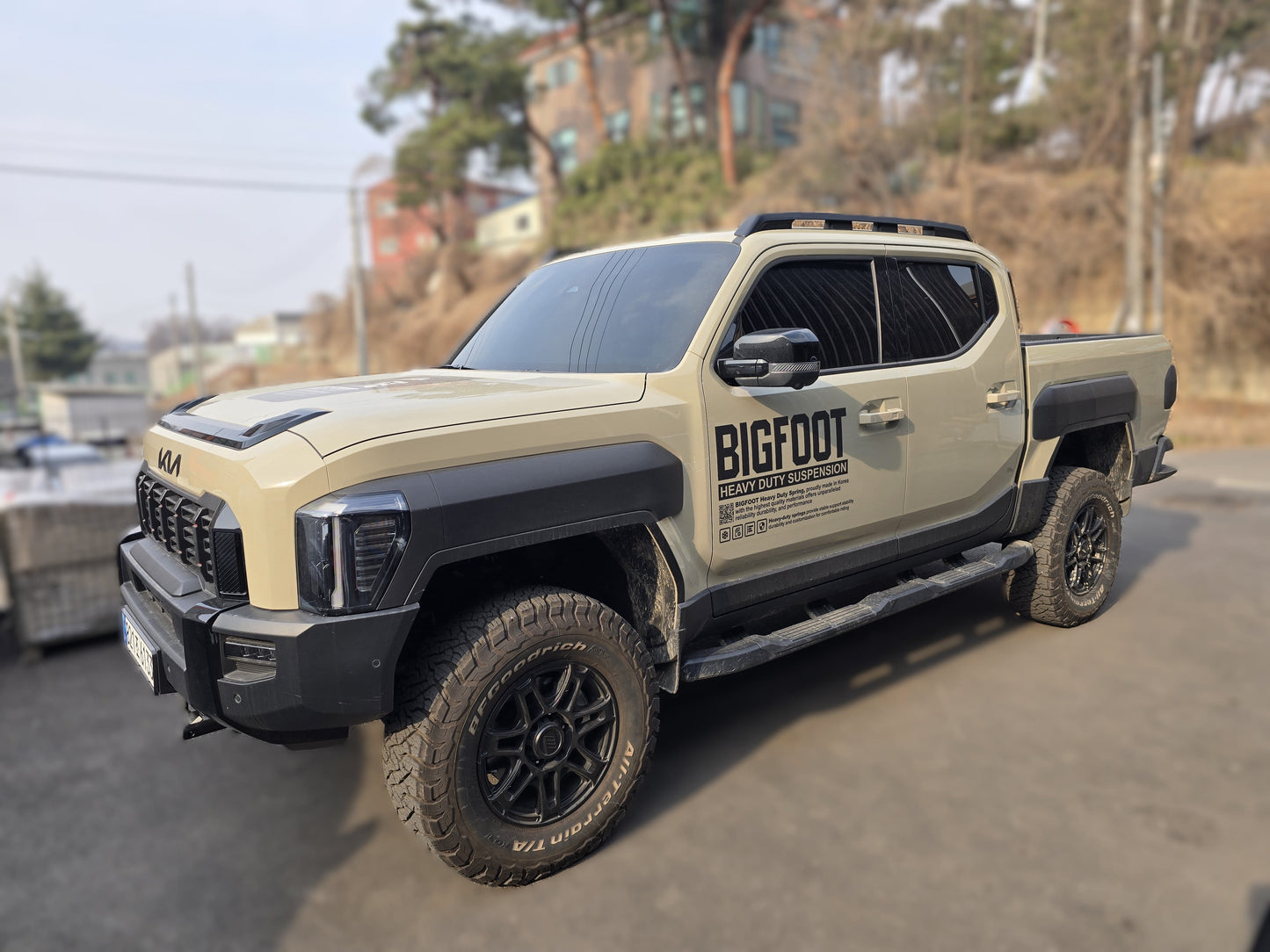 Kia Tasman F&R 2" Lift Coilovers, BIGFOOT Suspension Upgrade Kit