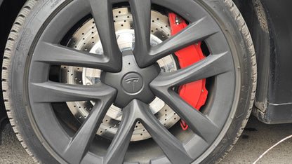 TESLA MODEL S PLAID (2021-2026) Performance Big Brake Kit Front 8 Pot 405mm Rear 4 Pot 380mm EPB