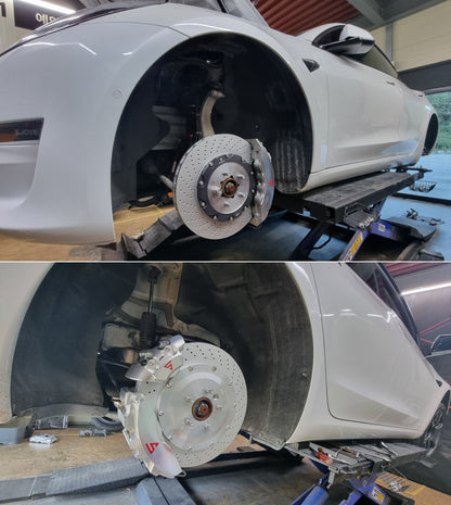 STOLZ Big Brake Kit Tesla Model 3 Highland 2017-2026 Front 8P 405mm Rear 4P EPB