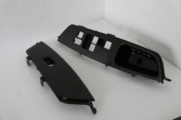 CARBON FIBER CF WINDOW SWITCH PANEL for VELOSTER 1G.