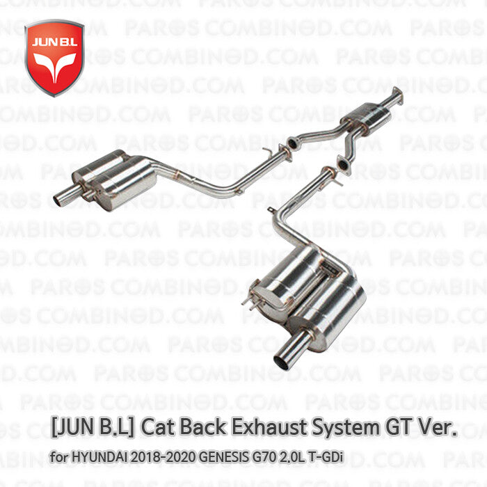 GT CATBACK EXHAUST / MUFFLER for GENESIS (18 19 20 21) G70 2.0T -  KDM, JUN B.L