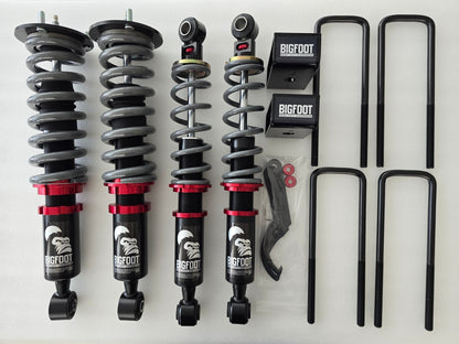 Kia Tasman F&R 2" Lift Coilovers & Block Kit, BIGFOOT Suspension Upgrade Kit