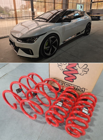 1.6" Lowering Springs for Kia EV6 GT 2022-2026 Front & Rear 4pc Suspension Kit