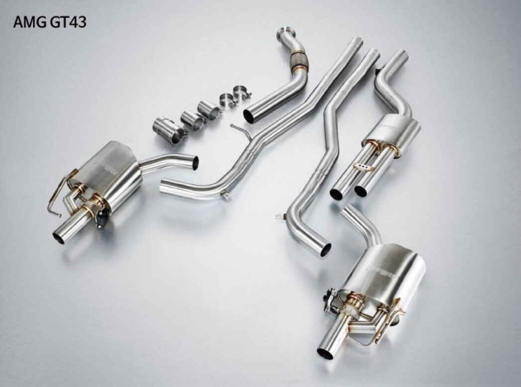 EVC REMOTE CONTROLLED CATBACK for BENZ (20 21 22 23) AMG GT43 [Brillante]
