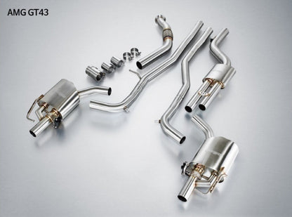 EVC REMOTE CONTROLLED CATBACK for BENZ (20 21 22 23) AMG GT43 [Brillante]
