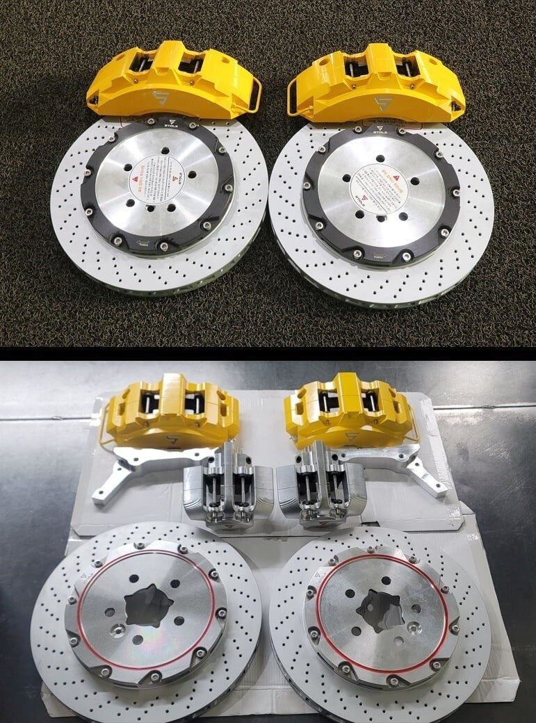 BIG BRAKE FRONT 6P 380, REAR 4P 380 + EPB for HYUNDAI (2013-2018) SANTA FE 