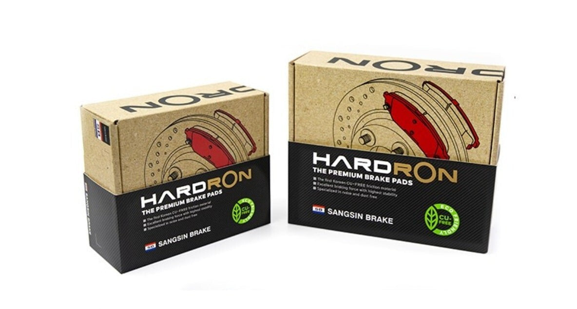 Sangsin HARDRON Brake Pads (Front & Rear) for STINGER 18" & G70 18" [Non-Brembo]