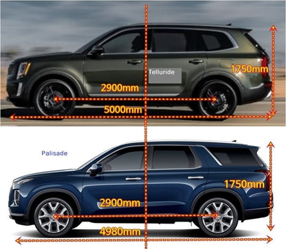 3" Front Rear Lift Kit Coilovers for 2019-2025 Kia Telluride 1G AWD Suspension