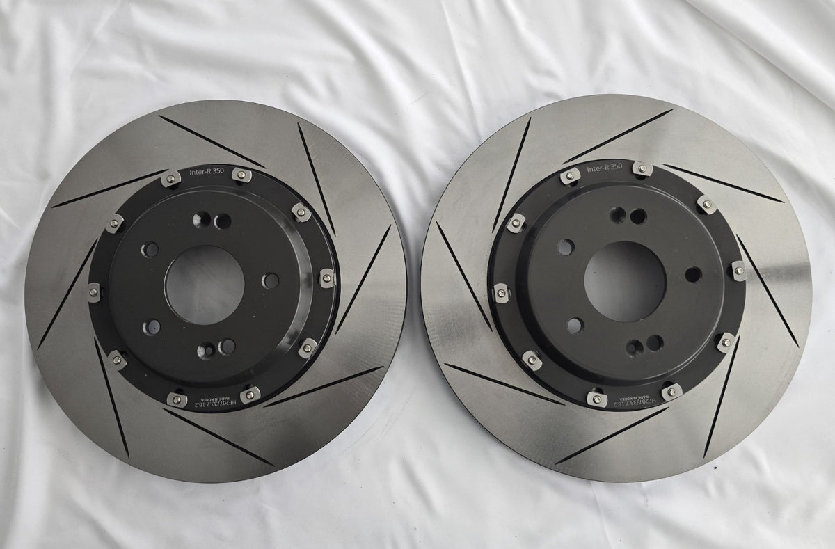 Lightweight 350mm Slotted Front Floating Brake Discs Genesis G70 - Pair KR