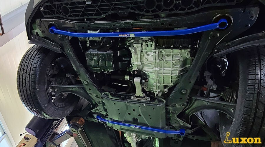 FRONT MEMBER + FRONT UNDER BAR for TUCSON NX4 - Braced Strong and Tight! [LUXON]
