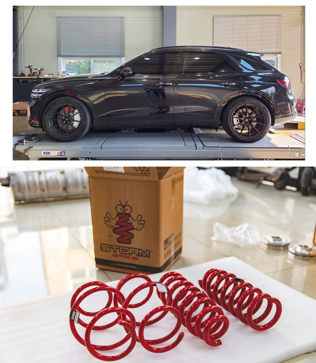 LOWERING SPRING F & R for GENESIS GV70 Electrified Version to USA & CANADA