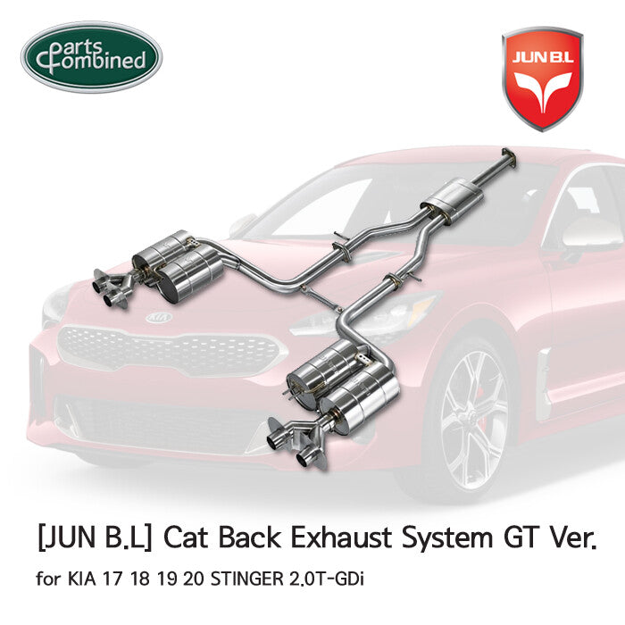 JUN B.L Cat-Back Exhaust GT Version for KIA Stinger 2.0T 2018-2021 Performance